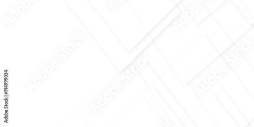 Abstract geometric white light background. Modern and creative design. Seamless abstract technology line triangle background with lines angles shapes in white and gray layer.
