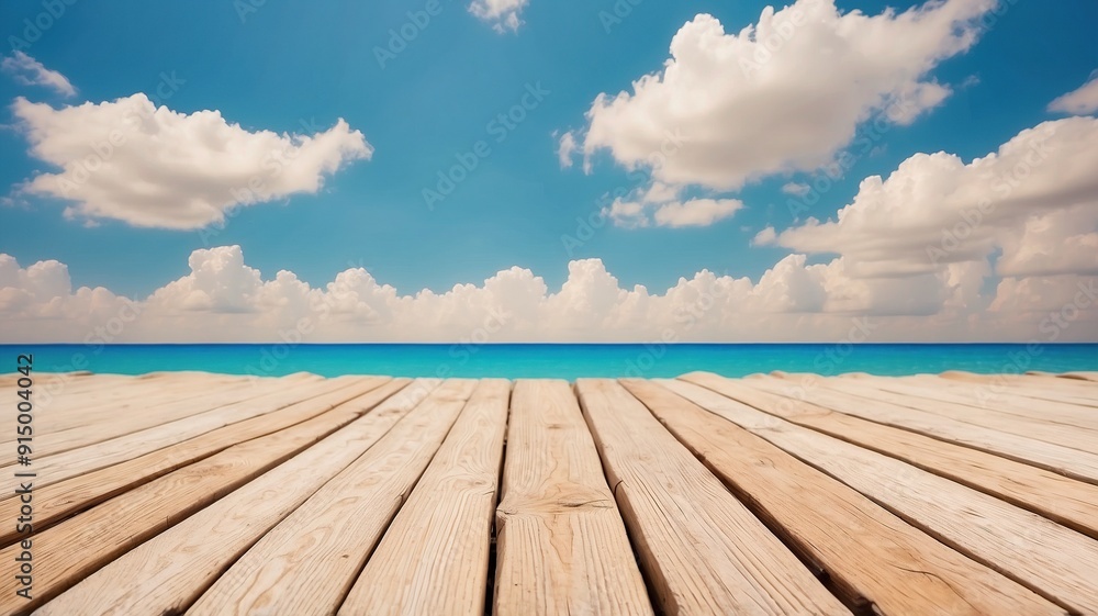 Blank Wooden Board as Minimalist Table Display Blank Wooden Board as Minimalist Table Display
