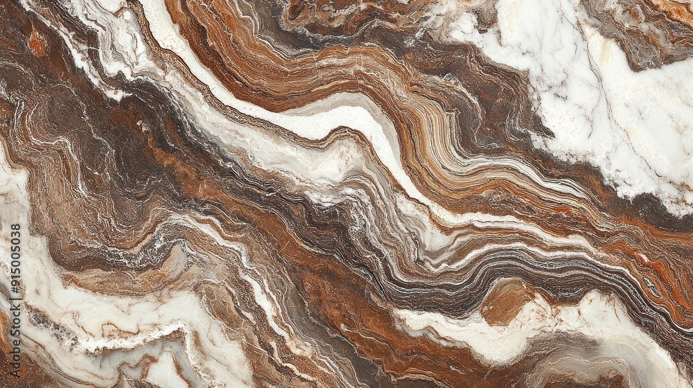 Swirling Brown and White Marble Texture Swirling Brown and White Marble Texture