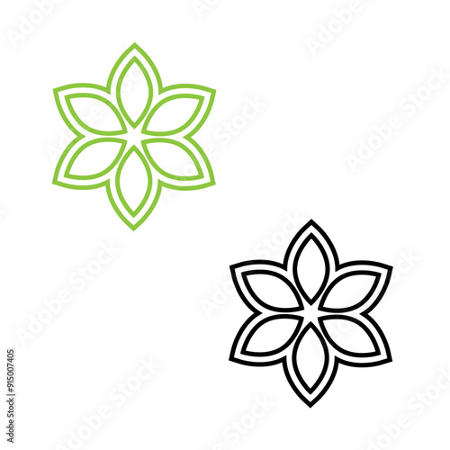 Herbal icon template