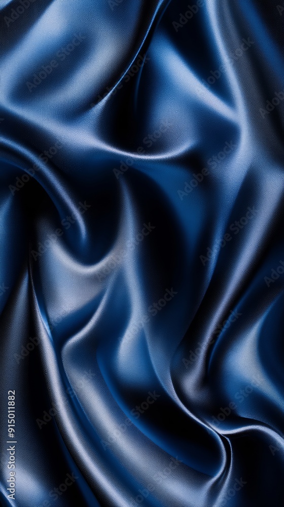 Blue silk fabric texture, close-up. Elegant Blue silk fabric texture, close-up. Elegant