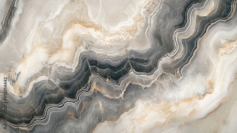 Abstract Marble Texture with Swirling Gray, White, and Beige Veins Abstract Marble Texture with Swirling Gray, White, and Beige Veins