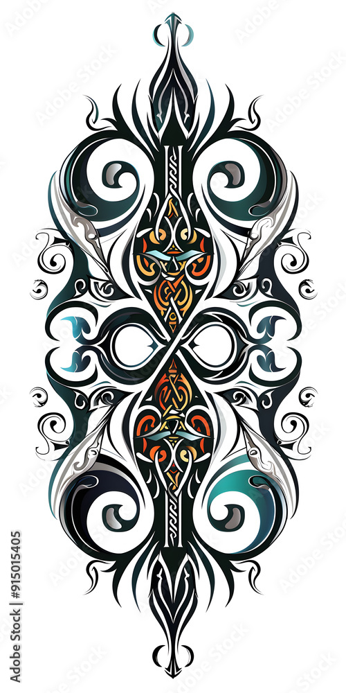 Celtic Tribal Tattoo traditional tattoo illustration Celtic Tribal Tattoo traditional tattoo illustration