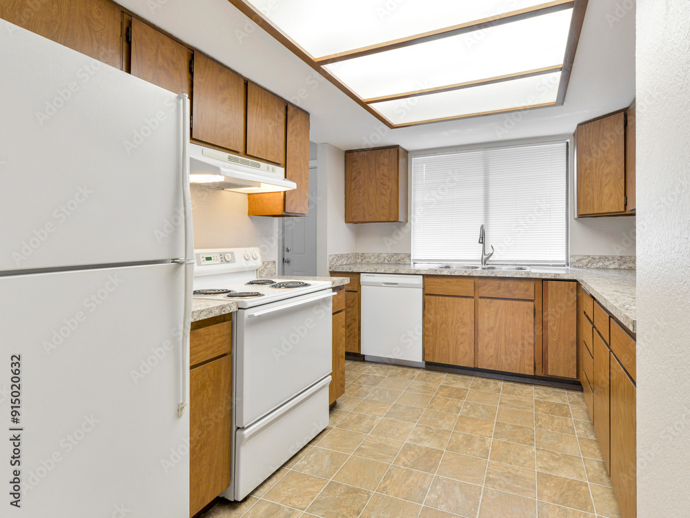 Modern residential kitchen interior Modern residential kitchen interior
