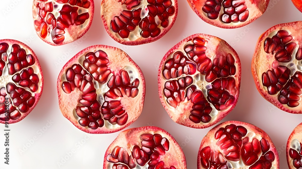 Vibrant Pomegranate: Nature's Ruby Treasure Vibrant Pomegranate: Nature's Ruby Treasure