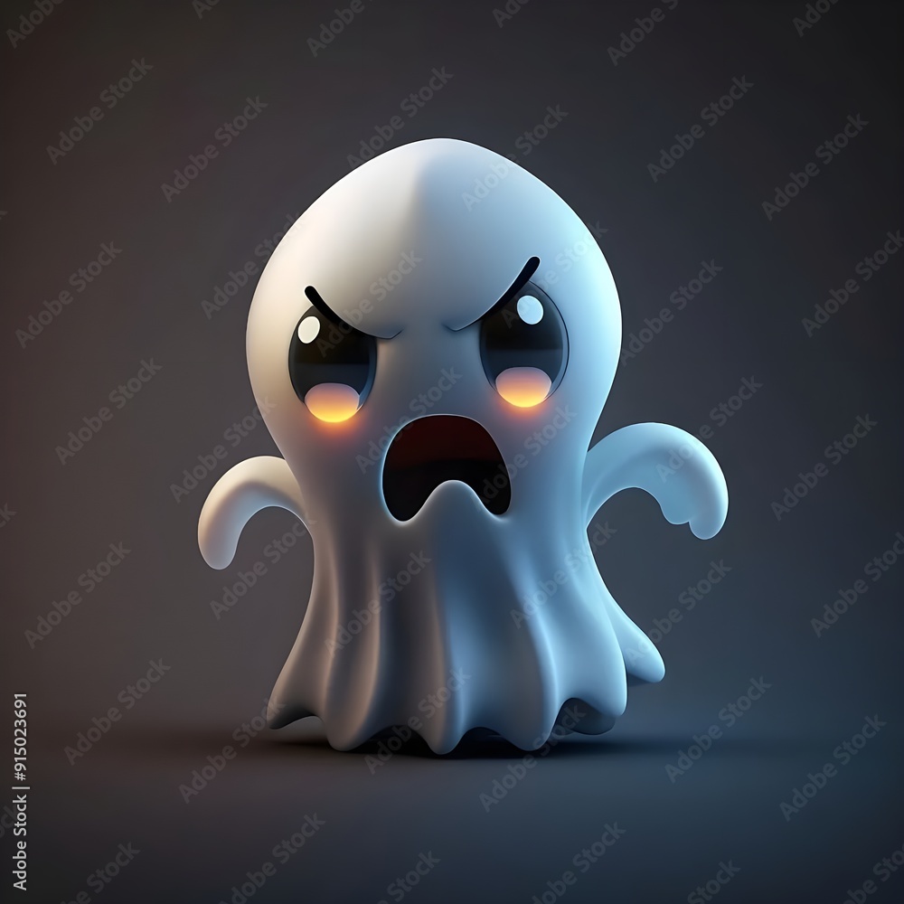 CUTE 3D CARTOON GHOSTS 16 CUTE 3D CARTOON GHOSTS 16