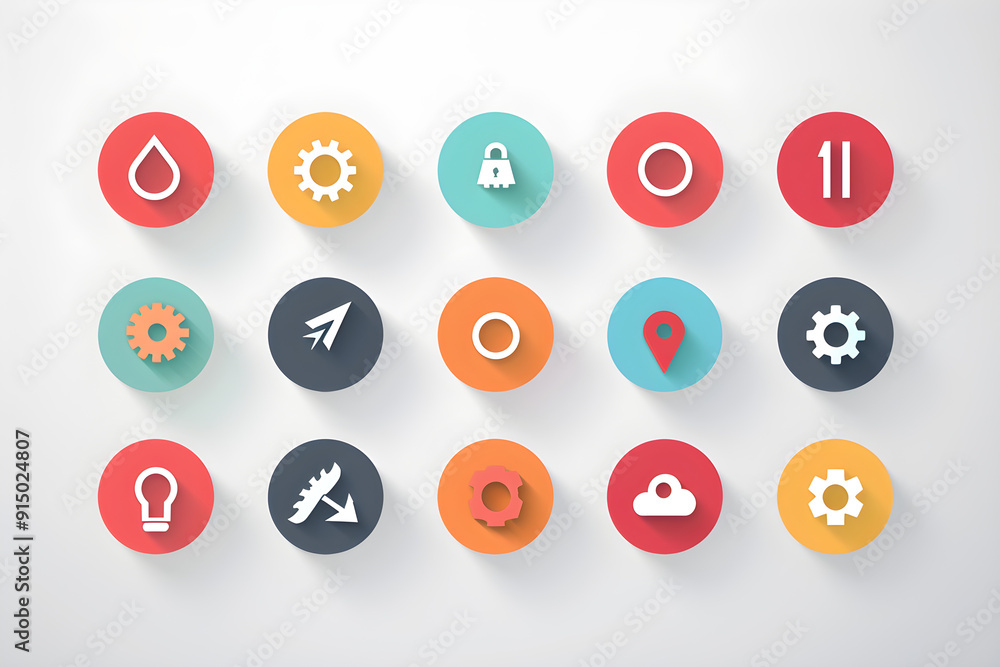 Minimalist Quick Start Icons for Effortless Initial Setup and Navigation Minimalist Quick Start Icons for Effortless Initial Setup and Navigation