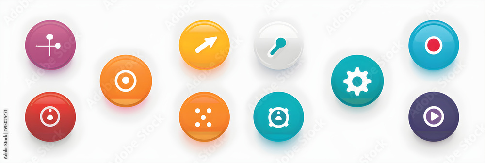 Minimalist Quick Start Icons for Effortless Initial Setup and Navigation Minimalist Quick Start Icons for Effortless Initial Setup and Navigation