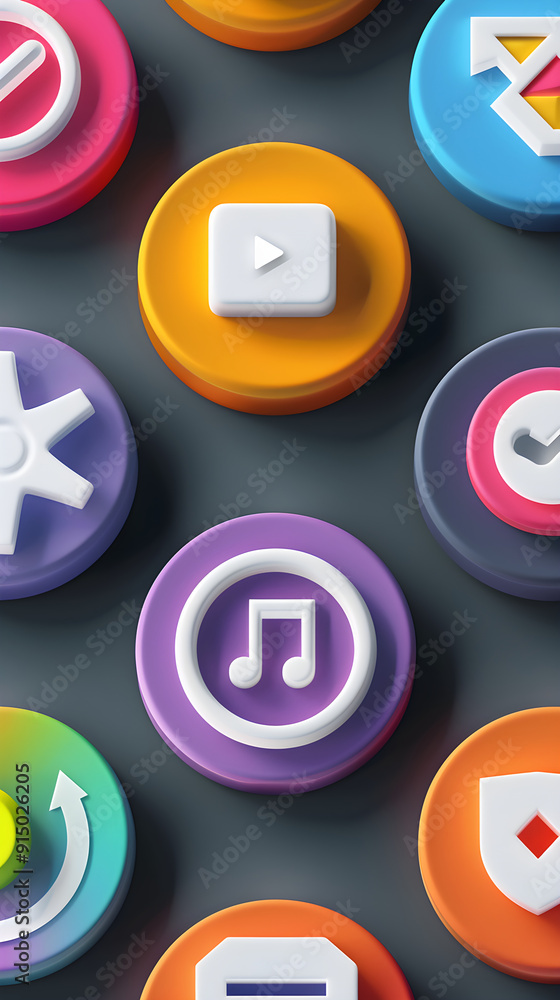 Minimalist Quick Start Icons for Effortless Initial Setup and Navigation Minimalist Quick Start Icons for Effortless Initial Setup and Navigation