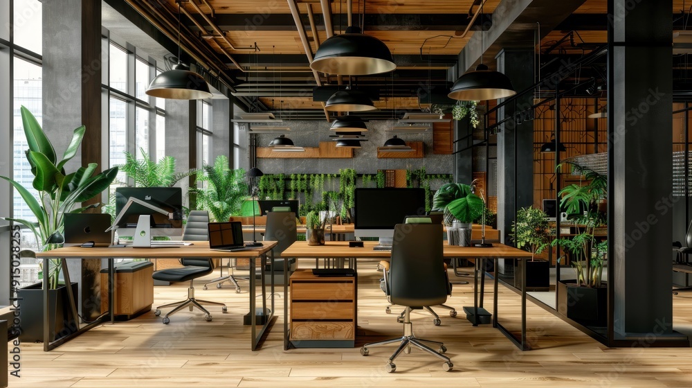 Modern Office Interior Design with Plants Modern Office Interior Design with Plants