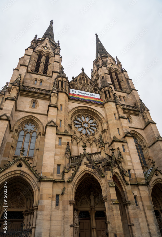 St. Maria Kirche, Catholic church in Stuttgart, Baden-Württemberg St. Maria Kirche, Catholic church in Stuttgart, Baden-Württemberg