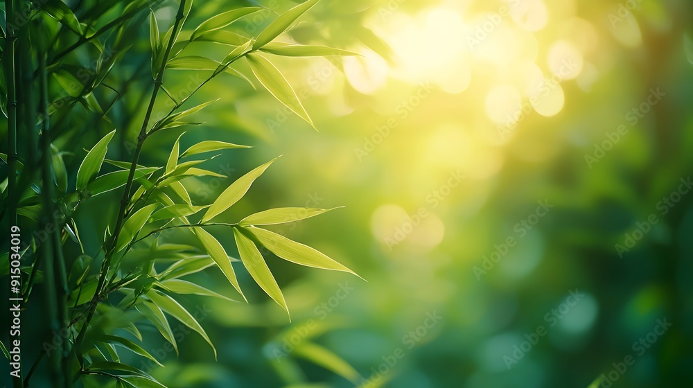 A Tranquil Glimpse into a Lush Bamboo Grove Bathed in Natural Light A Tranquil Glimpse into a Lush Bamboo Grove Bathed in Natural Light