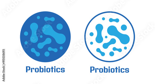probiotics text healthy lifestyle sign