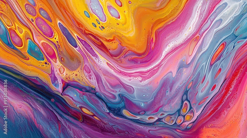 Vibrant abstract art, featuring swirling colors of pink, orange, and blue, perfect for modern decor or creative projects. Vibrant abstract art, featuring swirling colors of pink, orange, and blue, perfect for modern decor or creative projects.