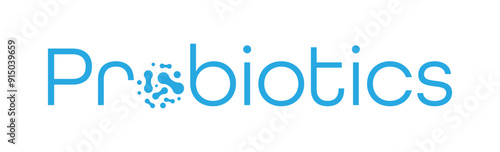 probiotics text healthy lifestyle sign