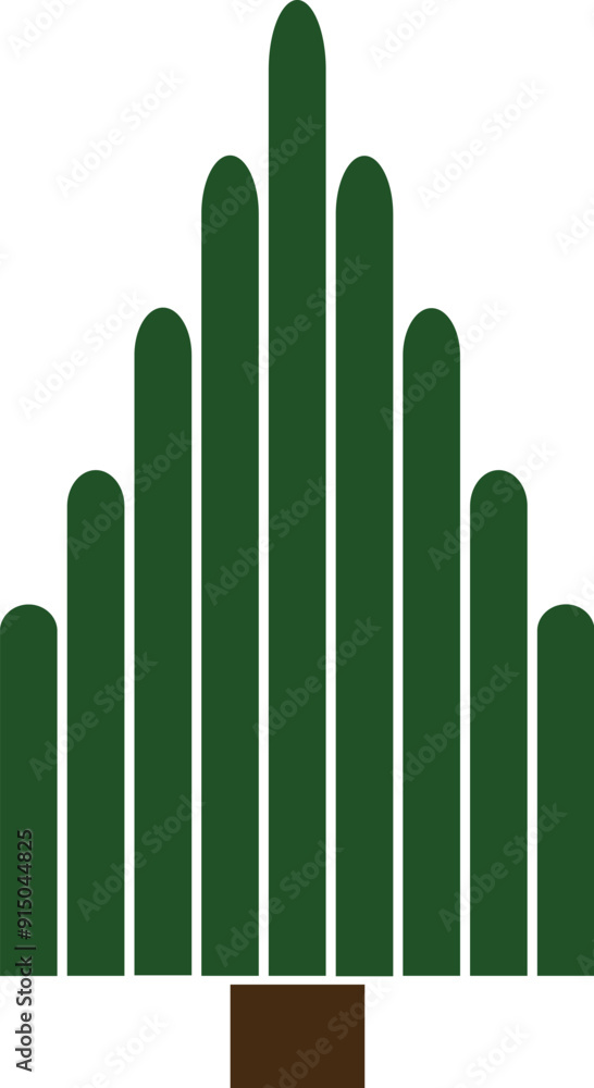 Festive Christmas Tree - Bright and Merry Design Festive Christmas Tree - Bright and Merry Design