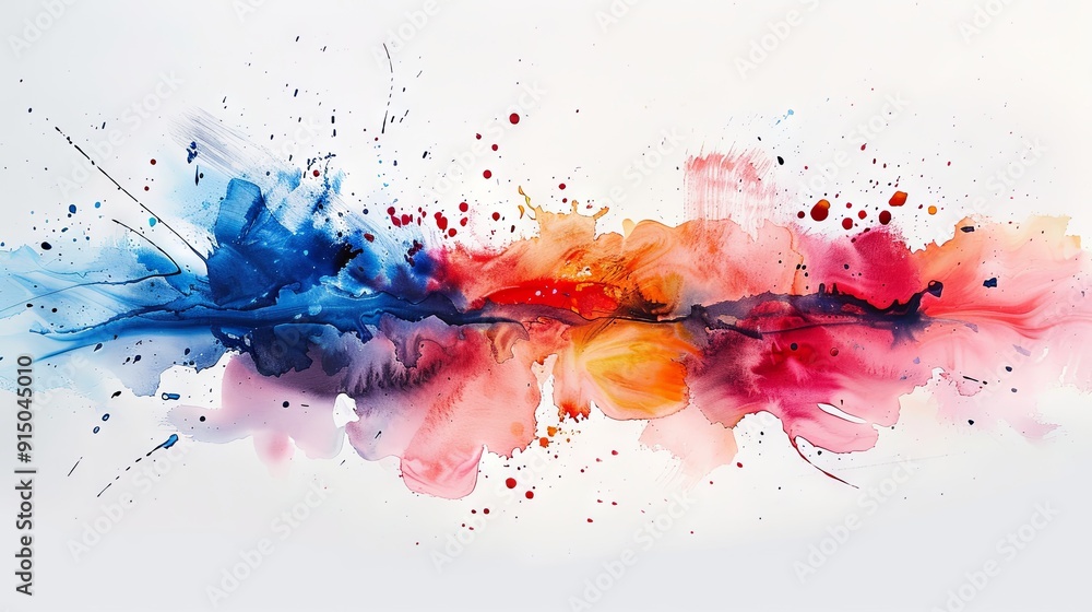 Abstract artistic watercolor splash background