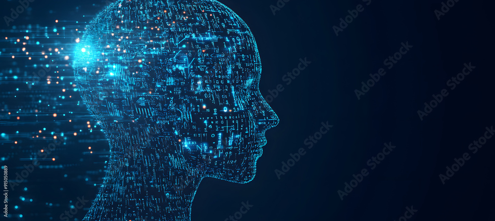 Artificial Intelligence and Intricately Designed Circuit Board Artificial Intelligence and Intricately Designed Circuit Board