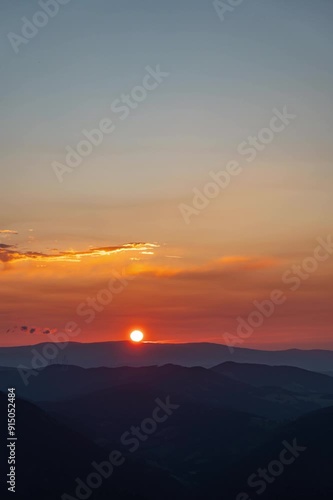 Sonnenaufgang Hochlantsch - Almenland - Oststeiermark photo