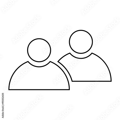 Team Icon, Simple Icon Vector Design, best used for presentation, application, web and banner