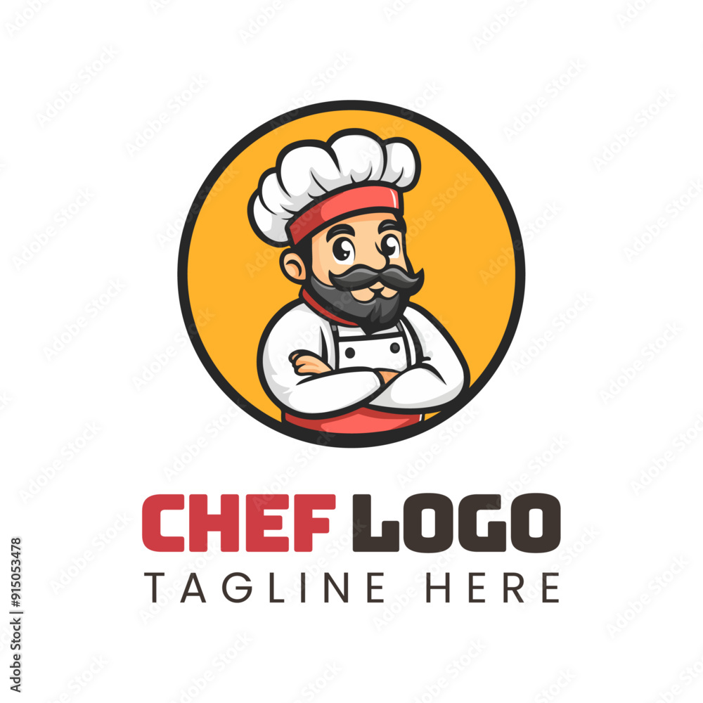 chef logo mascot vector illustrations chef logo mascot vector illustrations