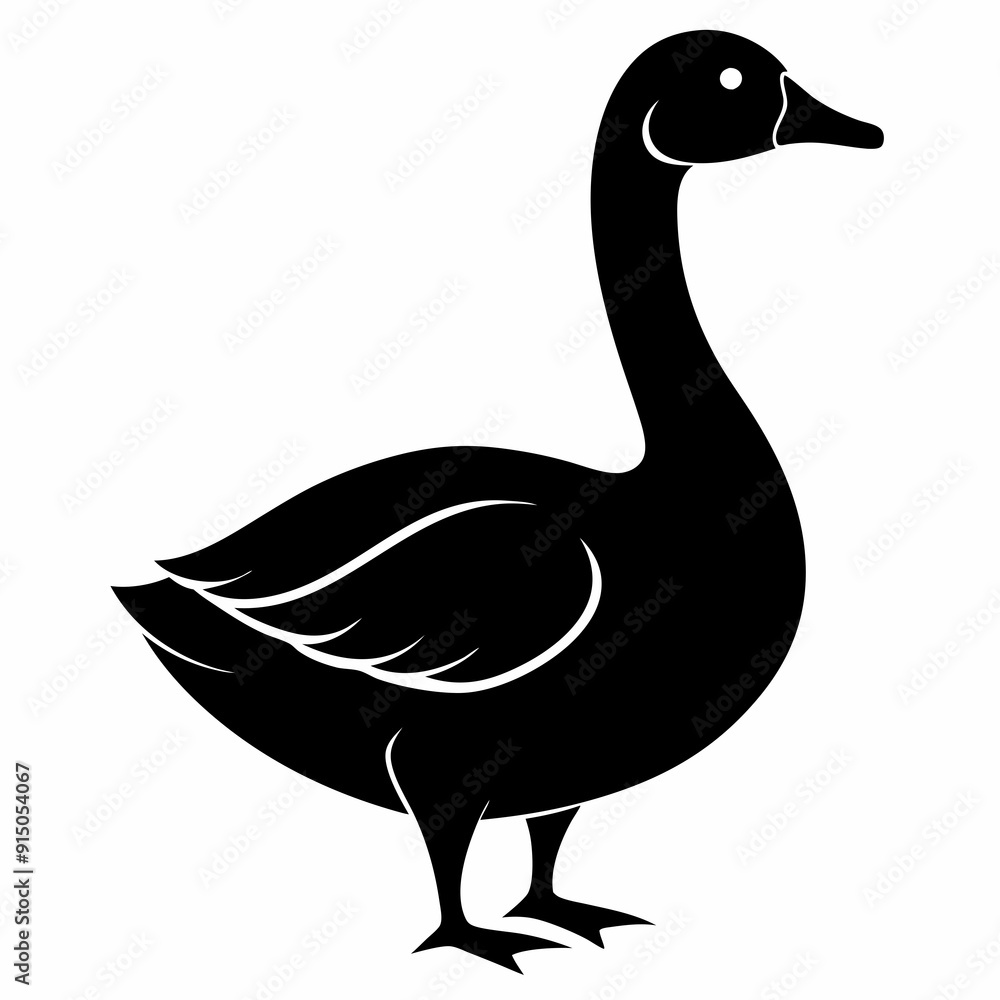 Goose Black silhouette Goose Black silhouette