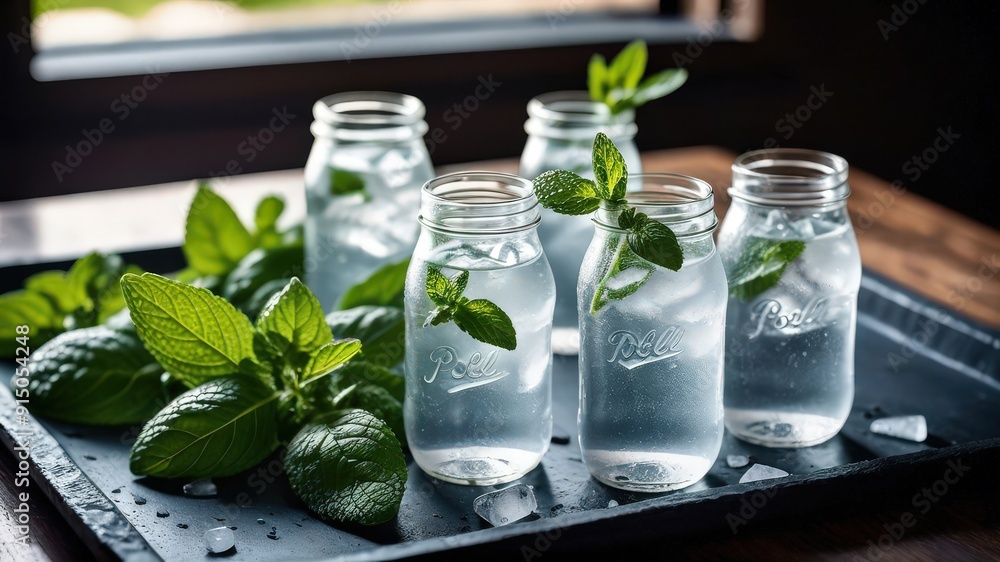 Refreshing Mint-Infused Water for a Cool Summer Day Refreshing Mint-Infused Water for a Cool Summer Day