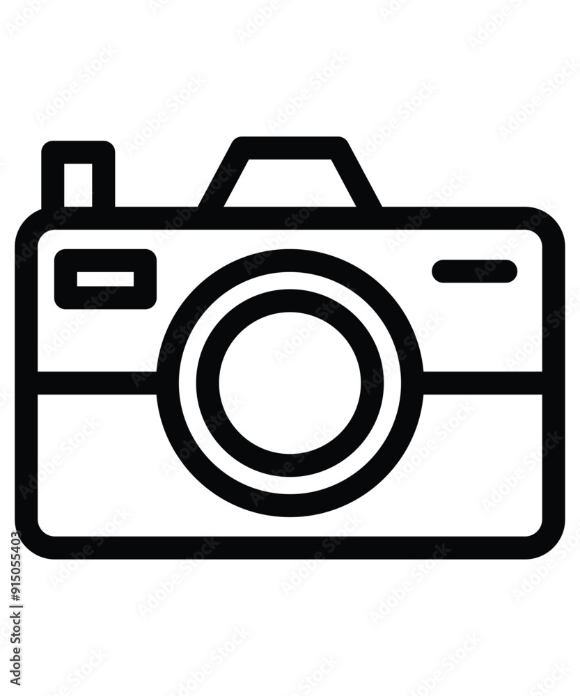 Camera icon outline style. Video camera icon.Outline icon. Vector Icon.Single icon. Vector art. Camera icon outline style. Video camera icon.Outline icon. Vector Icon.Single icon. Vector art.
