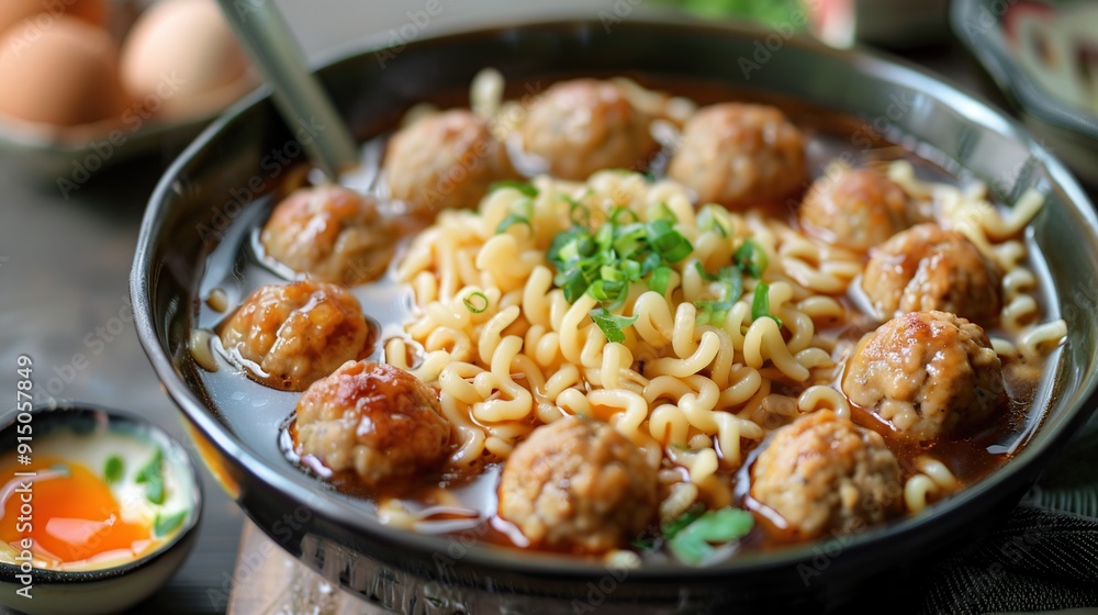 chicken noodle meatball or mie ayam semur egg chicken noodle meatball or mie ayam semur egg