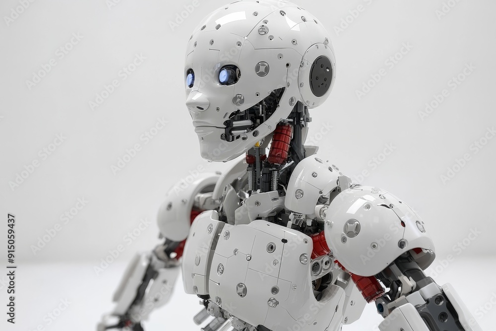 Robot examining a luminous capsule symbolizing the exploration of new dimensions in pharmaceutical research and development. Robot examining a luminous capsule symbolizing the exploration of new dimensions in pharmaceutical research and development.