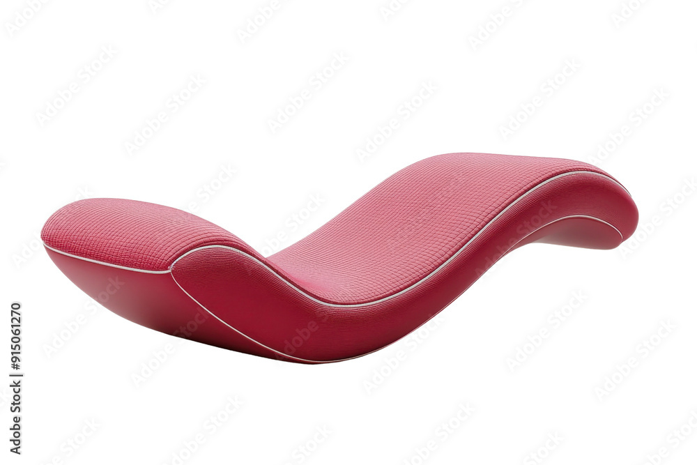 Ergonomic modern red chair with a unique curved design. Perfect for contemporary interiors, providing both style and comfort. Ergonomic modern red chair with a unique curved design. Perfect for contemporary interiors, providing both style and comfort.