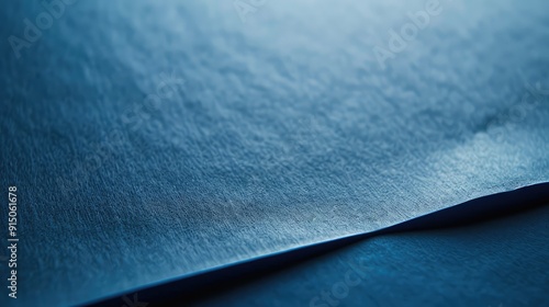 Up close blue construction paper backdrop, raw highly detailed, downward studio lighting illumination