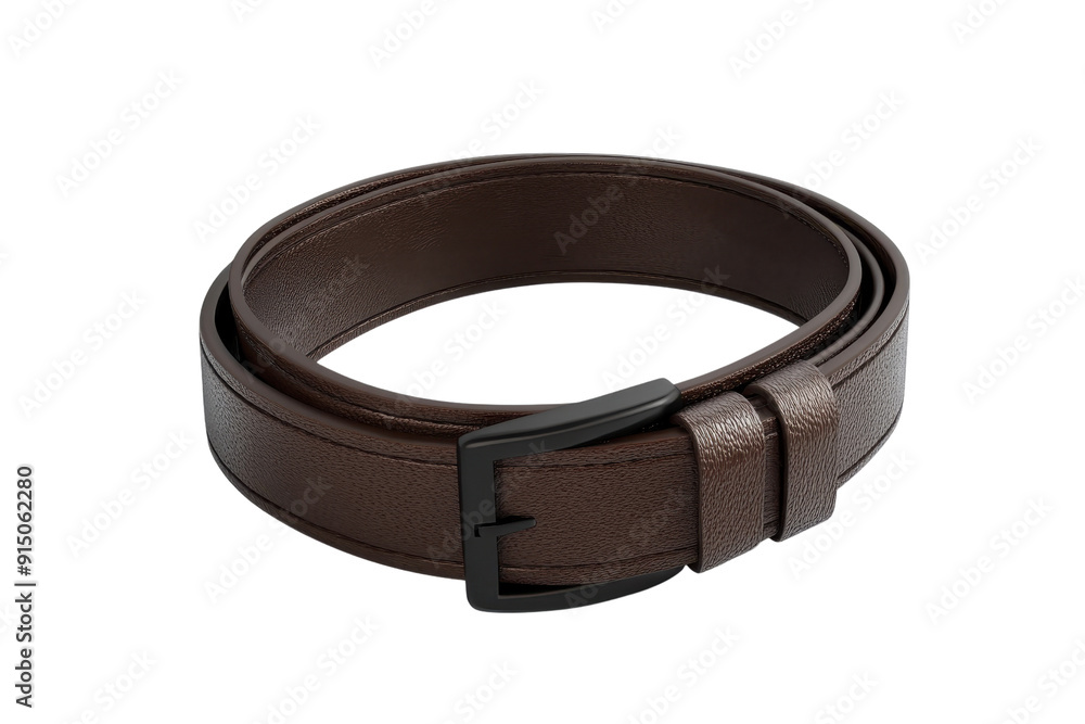 High-quality brown leather belt with a sleek black buckle, perfect for men's fashion and everyday wear. Elegant and durable accessory. High-quality brown leather belt with a sleek black buckle, perfect for men's fashion and everyday wear. Elegant and durable accessory.