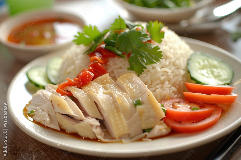 Chicken Rice: Authentic Hainanese Dish from Singapore and China Chicken Rice: Authentic Hainanese Dish from Singapore and China