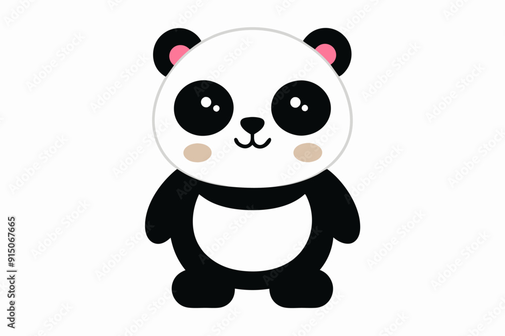 A cute Panda vector illustration A cute Panda vector illustration