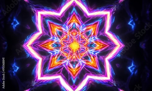 digital abstract futuristic background glow in neon colors