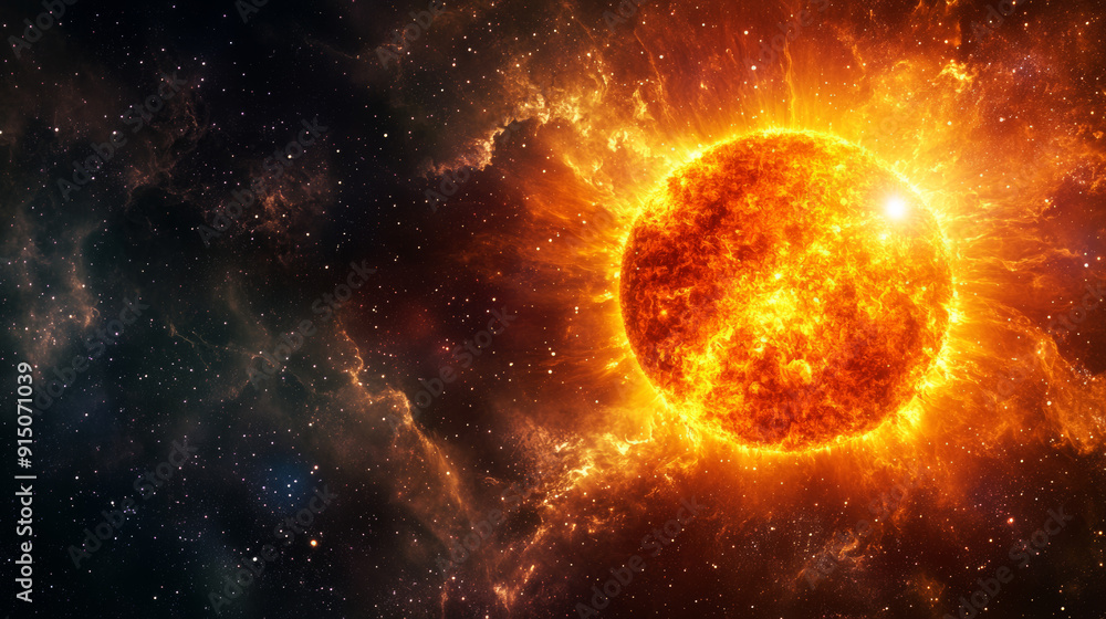 Sun, shining brightly against the darkness of space --ar 16:9 --v 6.1 Job ID: 7572cf95-2793-4a17-a5ce-f08caa9f2e03 Sun, shining brightly against the darkness of space --ar 16:9 --v 6.1 Job ID: 7572cf95-2793-4a17-a5ce-f08caa9f2e03