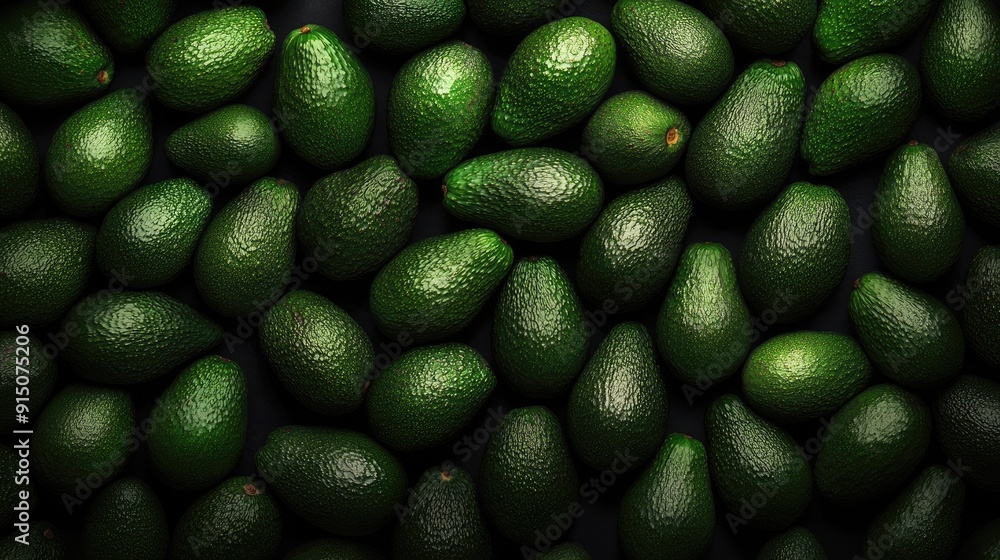 Dark black background filled with fresh, green avocados, creating a bold and eye-catching food-themed banner. Dark black background filled with fresh, green avocados, creating a bold and eye-catching food-themed banner.