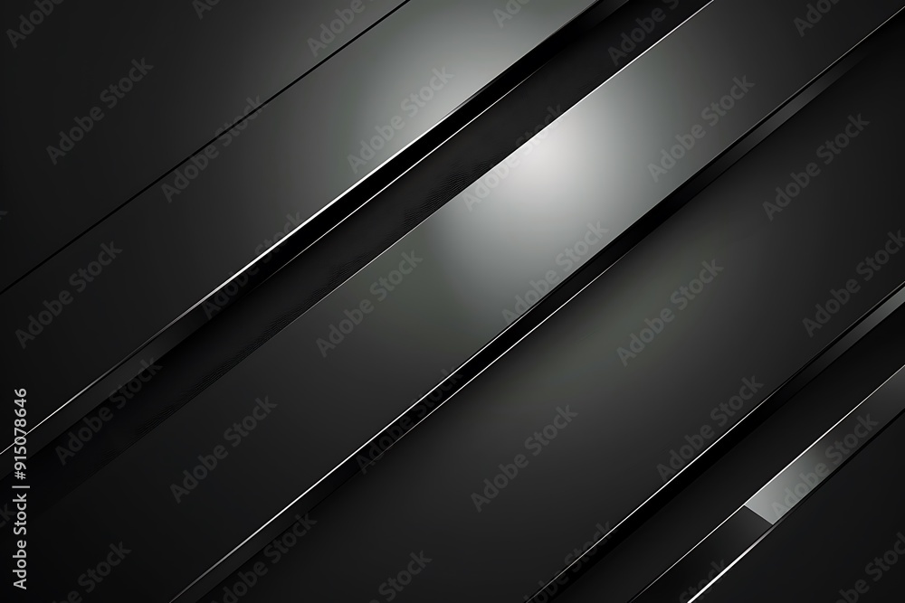 Abstract Black and Silver Stripes Abstract Black and Silver Stripes