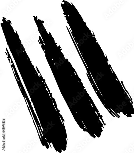 paint brush stoke vector