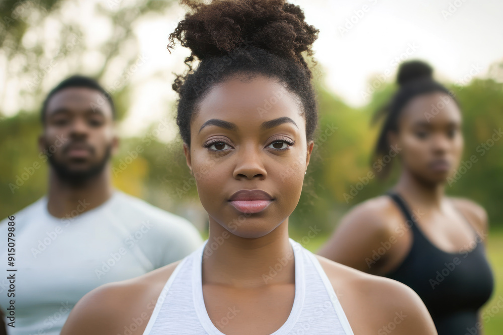 African fitness person woman exercising workout as healthy lifestyle African fitness person woman exercising workout as healthy lifestyle