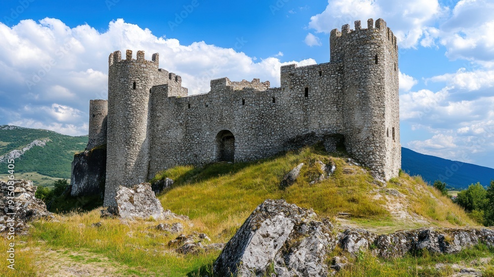 Ancient Fortress on a Hilltop Ancient Fortress on a Hilltop