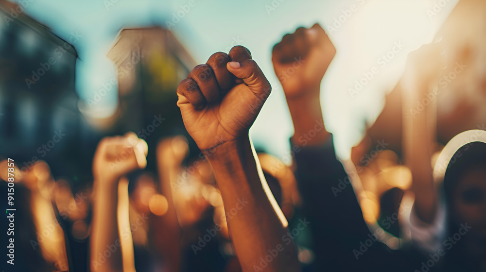 Human rights and equality. Concept of human relation, community, Fists of Unity, Peace and Solidarity, Generative AI Human rights and equality. Concept of human relation, community, Fists of Unity, Peace and Solidarity, Generative AI