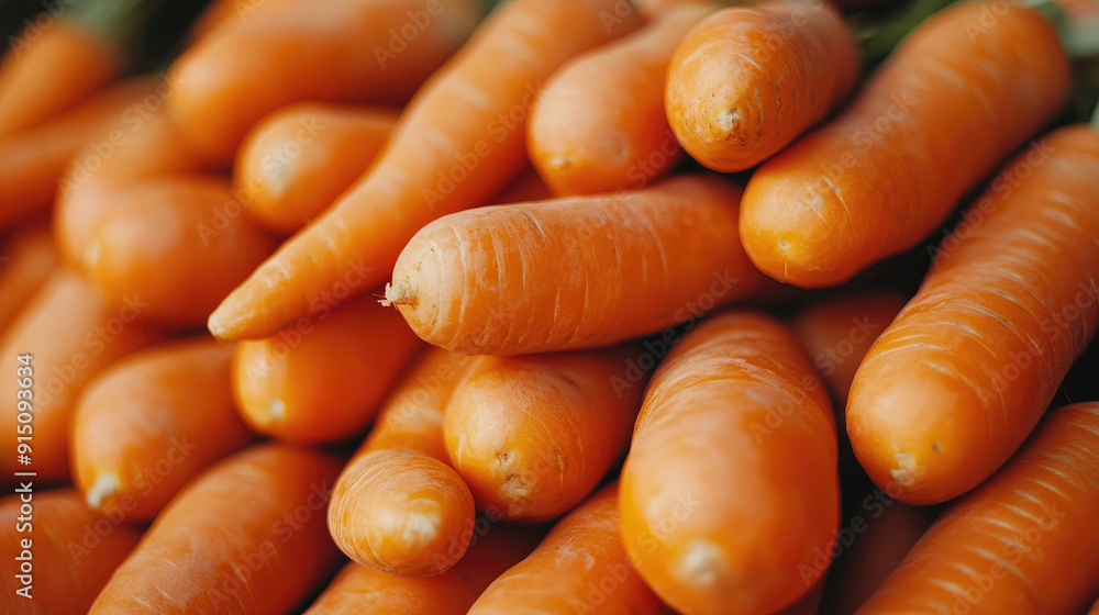 Detailed Close-Up of Fresh Orange Carrots Background Detailed Close-Up of Fresh Orange Carrots Background
