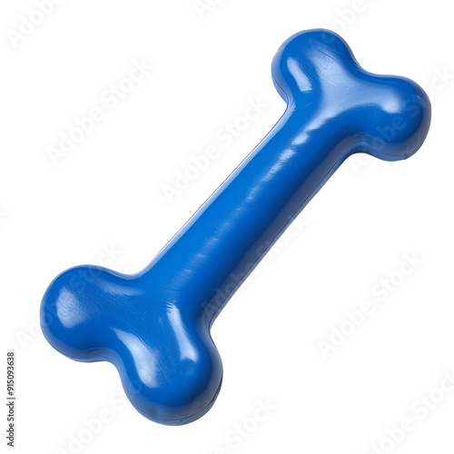 Blue rubber dog bone clip art