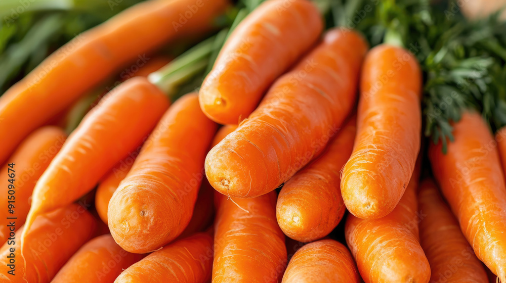 Detailed Close-Up of Fresh Orange Carrots Background Detailed Close-Up of Fresh Orange Carrots Background