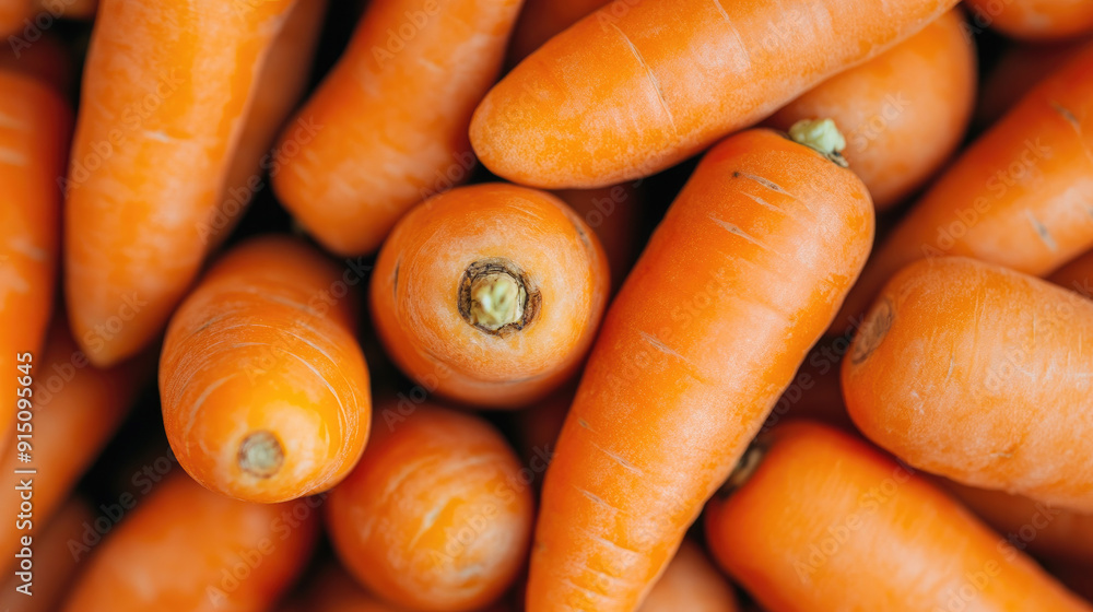 Detailed Close-Up of Fresh Orange Carrots Background Detailed Close-Up of Fresh Orange Carrots Background