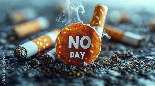 World No Tobacco Day: Concept to Stop Smoking.