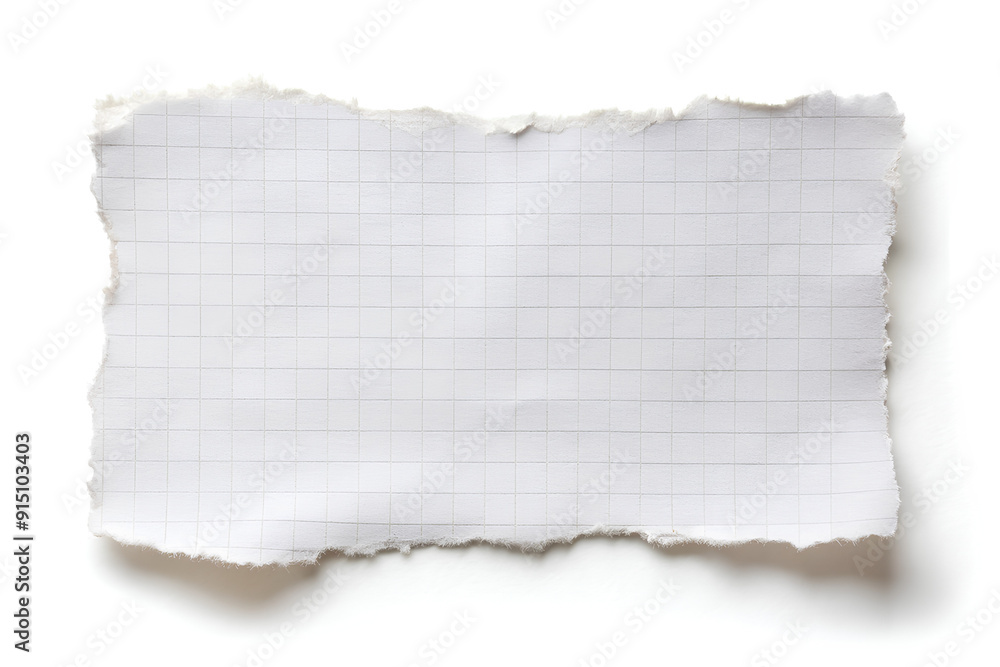 White torn paper isolated over white background White torn paper isolated over white background