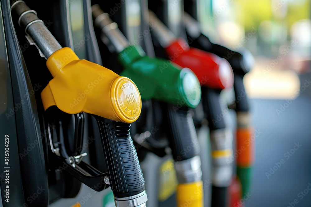 Fuel nozzle or fuel dispenser in gas station, one of the world's most traded commodities and vital to the economy, increase and decrease in oil prices, demand supply in oil Fuel nozzle or fuel dispenser in gas station, one of the world's most traded commodities and vital to the economy, increase and decrease in oil prices, demand supply in oil